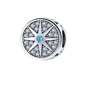 925 Sterling Silver Nautical Compass Charm